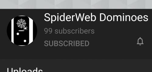 Sub to SpiderWeb Dominoes on YT. Will give Brainliest