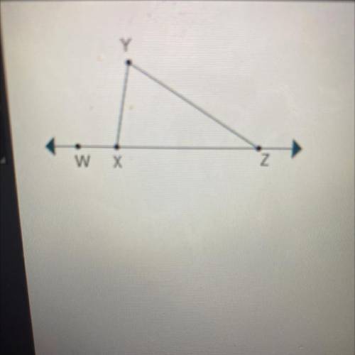 Which statement regarding the diagram is true?

OmZWXY = m ZYXZ
OmZWXY
OmZWXY + m2YXZ = 180°
OmZWX