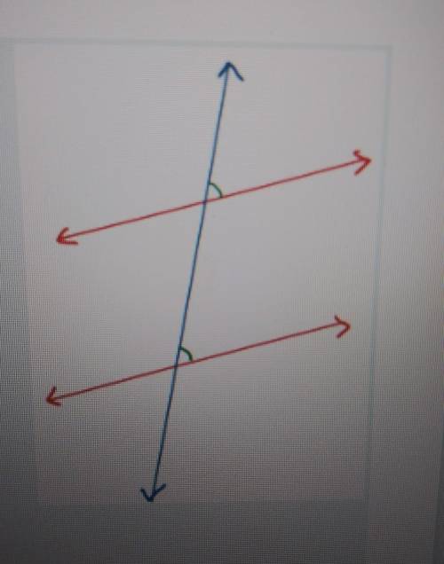 Can you prove the red lines in the diagram are parallel ? Explain your answer