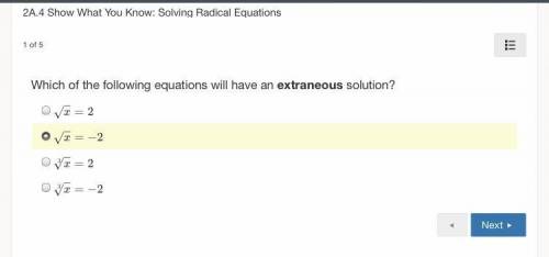 What does extraneous solution mean?