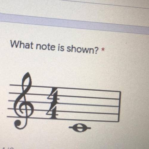 What note is shown? *
