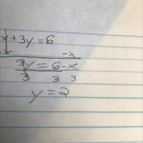 What is x divided by 3?