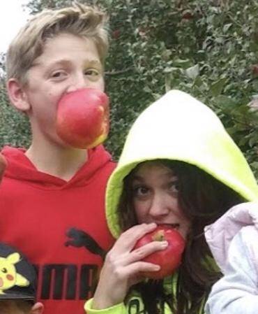 Xd we went apple picking the other day