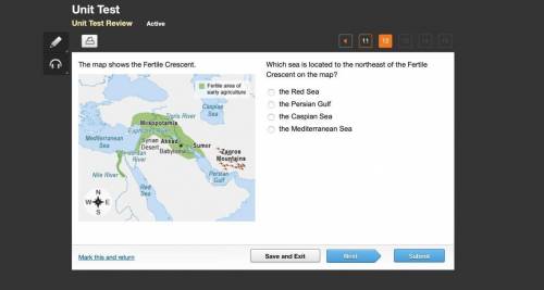 The map shows the Fertile Crescent.

A map of the Fertile Crescent. The Fertile Crescent begins at