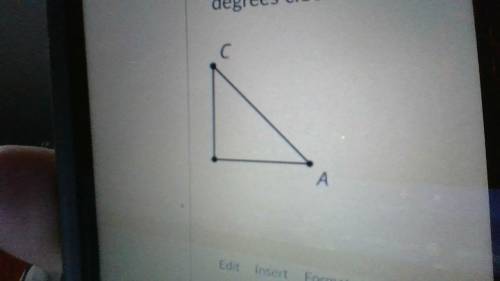Here is an isosceles right triangle:

Draw these three rotations of triangle ABC together.
Rotate