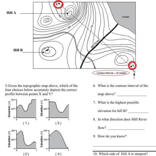 Topographic Map CAN SOMEONE HELP ME PLEASE