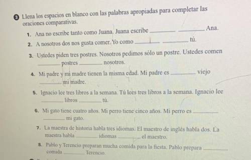 Can someone help me with Spanish pleasee
