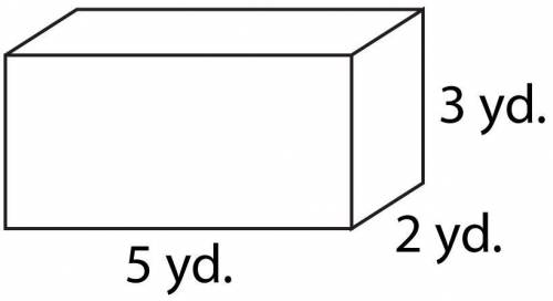 Part A: Determine the volume of the following figure.

Part B: Determine the surface area.
Part C: