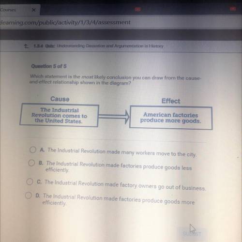 HELPP PLEASE!!

Which statement is the most likely conclusion you can draw from the cause
and-effe