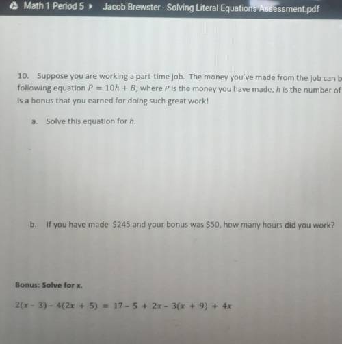 I dont understand how to solve a or b