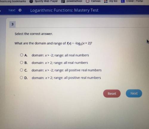 What are the domain and range of f(x)=log5(x+2)