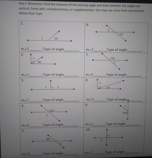 This is 1.5 Finding the missing Angle Relationship. Can someone help me or correction, (DO) lol Pro