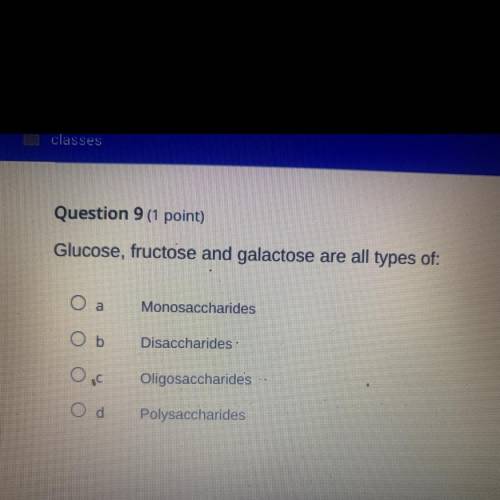 Glucose , fructose and galactose are all types of?