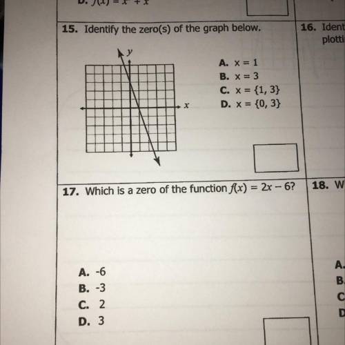 Helps me solve this problem please 15 and 17