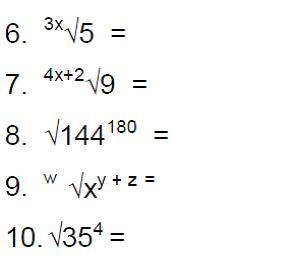 Please help! I'll give brainliest for the correct answers!

 
Directions:Turn the following express