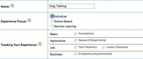 I need help picking right categories pls for dog training.