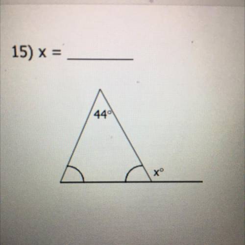 How do you find x????????!