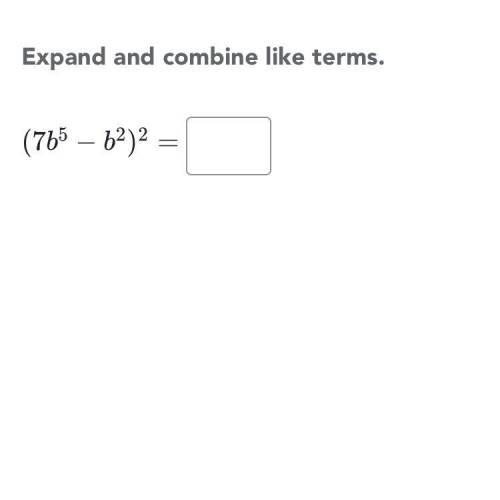 Expand and combine like terms