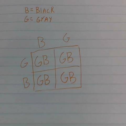 HELP IM TAKING A TEST

(Punnet squares)
In an alien species, eye color is incompletely dominant, an