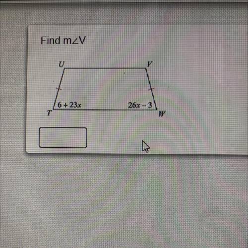 Find m2V
U
6+23x
T
26x - 3
W