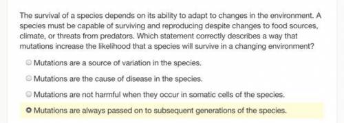 Someone please help me with this biology question