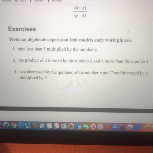 How would you solve these questions