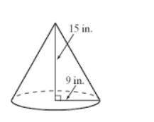 Find the Surface Area of:

(When working this problem, round to the nearest tenth for the slant he