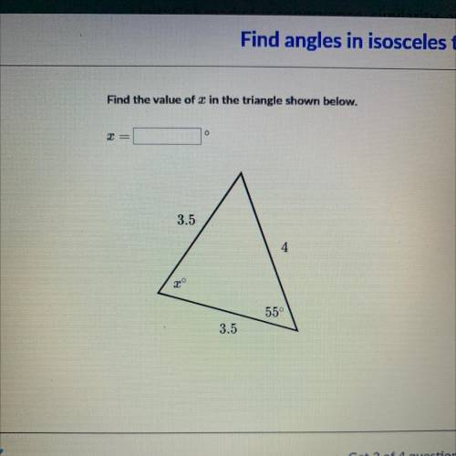Find the value of 3 in the triangle shown below.