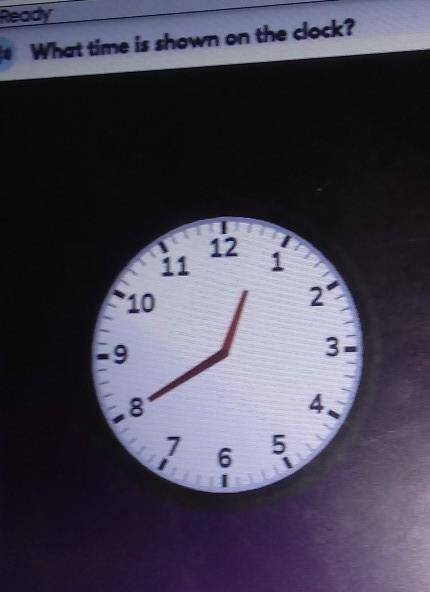 What time os shown on the clock