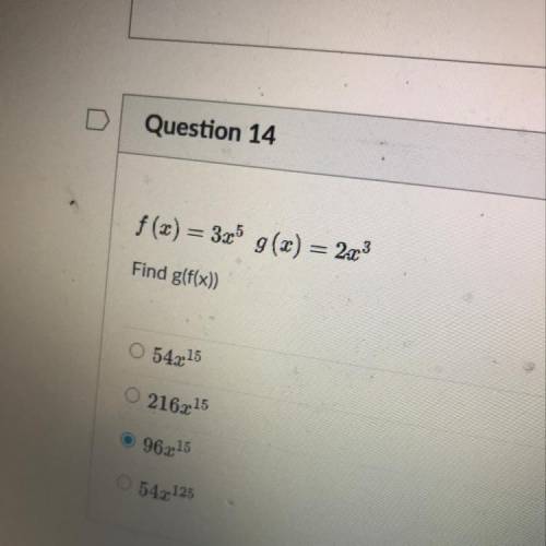 G(f(x)) multiple choice easy