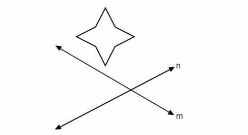 NEED HELP ASAP

The figure is reflected across line m and then reflected across line n. What is th