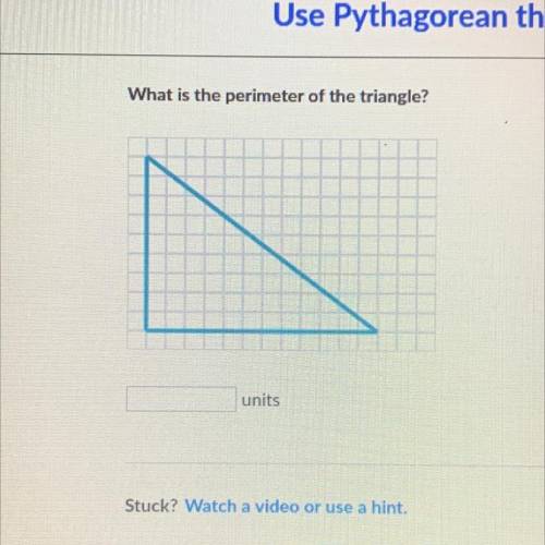 What is the perimeter of this triangle ?