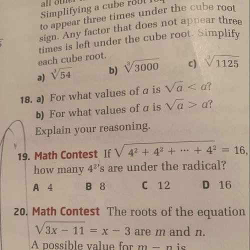 Number 19. Anyone know how to solve it?