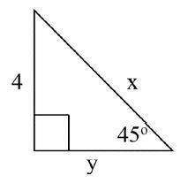 Solve for x in simplest radical form.