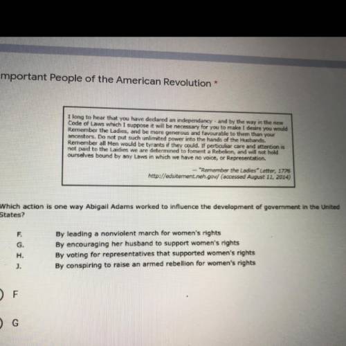NEED HELP WITH HISTORY PLEASE LOOK AT MY PAGE AND ANSWER IF YOURE GOOD WITH THE AMERICAN REVOLUTION
