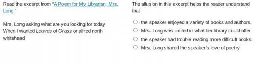 Read the excerpt from “A Poem for My Librarian, Mrs. Long.”

Mrs. Long asking what are you looking