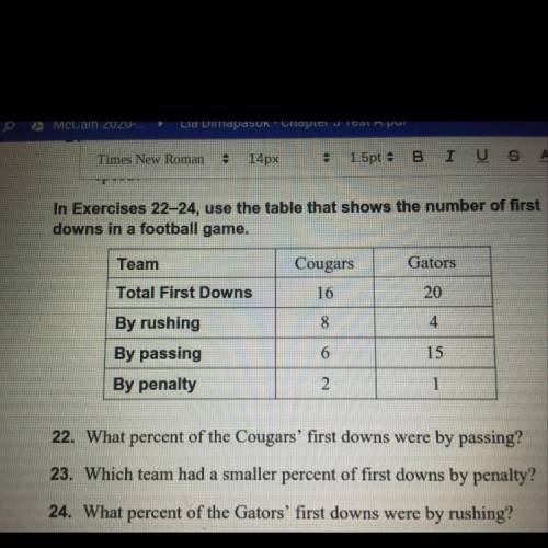 Math Problem Above.
Please solve numbers 22, 23, and 24 using the chart.