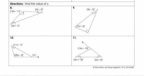 Gina Wilson All Things Algebra Unit 4: Congruent Triangles 
(Angles of Triangles) Help!!