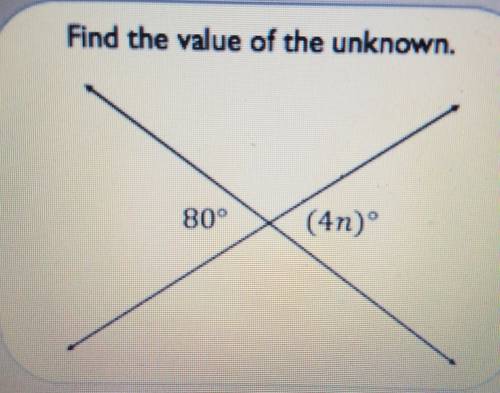 Find the value of the unknown