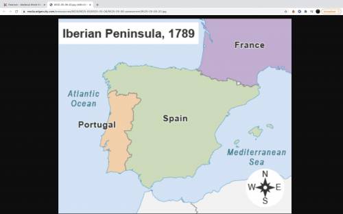 According to the map, what was the outcome of the Reconquista?

Muslims controlled the Iberian Pen