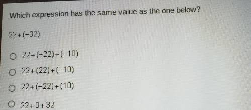 Which is the expression has the same value as the one below