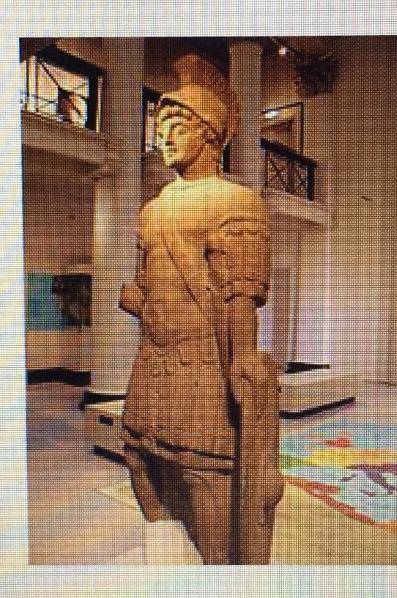 Depicted below is Mars, the Roman god of War. This statue is a depiction of what type of religion?