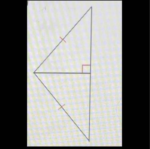 PLEASE HELP, MARKING BRAINLIEST

These triangles are congruent by _____. 
A. AAS
B. SAS
C. HL