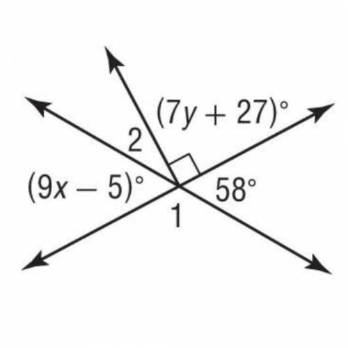 Find the measure of angle one…. PLEASE HELP