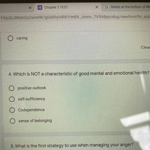 Which is NOT a good characteristic of good mental and emotional health