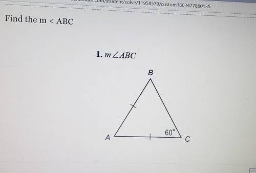 What is the m of ABC
