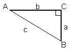 For the triangle ABC, determine if the following statement is True or False.

sin A = cos B , csc