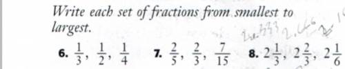 Can somebody explain how to order these fractions in smallest to largest form? I don’t understand h