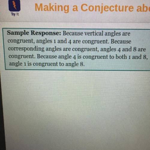 What did you include in your response? Check all that

apply.
vertical angles theorem
correspondin