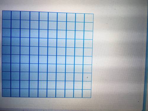 This grid represents 1 whole. How could you use it to model 0.2?